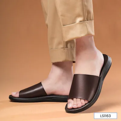 BIO STRIDE LEATHER SANDALS